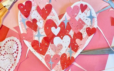 2/10/23 Valentine-making party with Brandon Vosika and the Field Trip Society