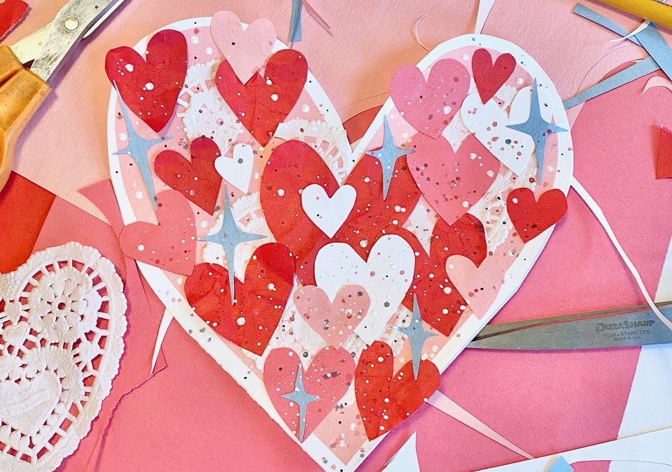 2/10/23 Valentine-making party with Brandon Vosika and the Field Trip Society