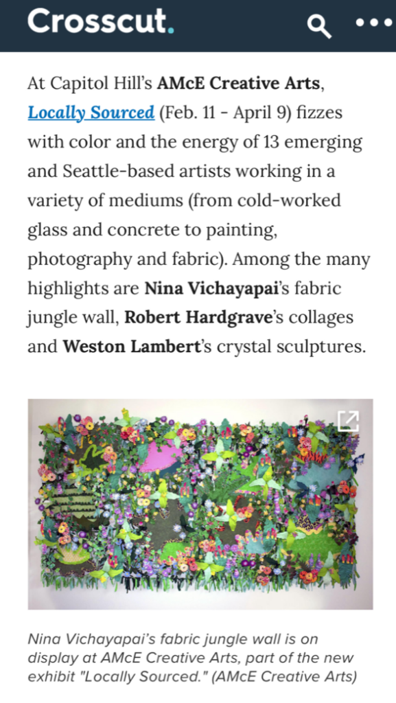 Locally Sourced at AMcE Creative Arts