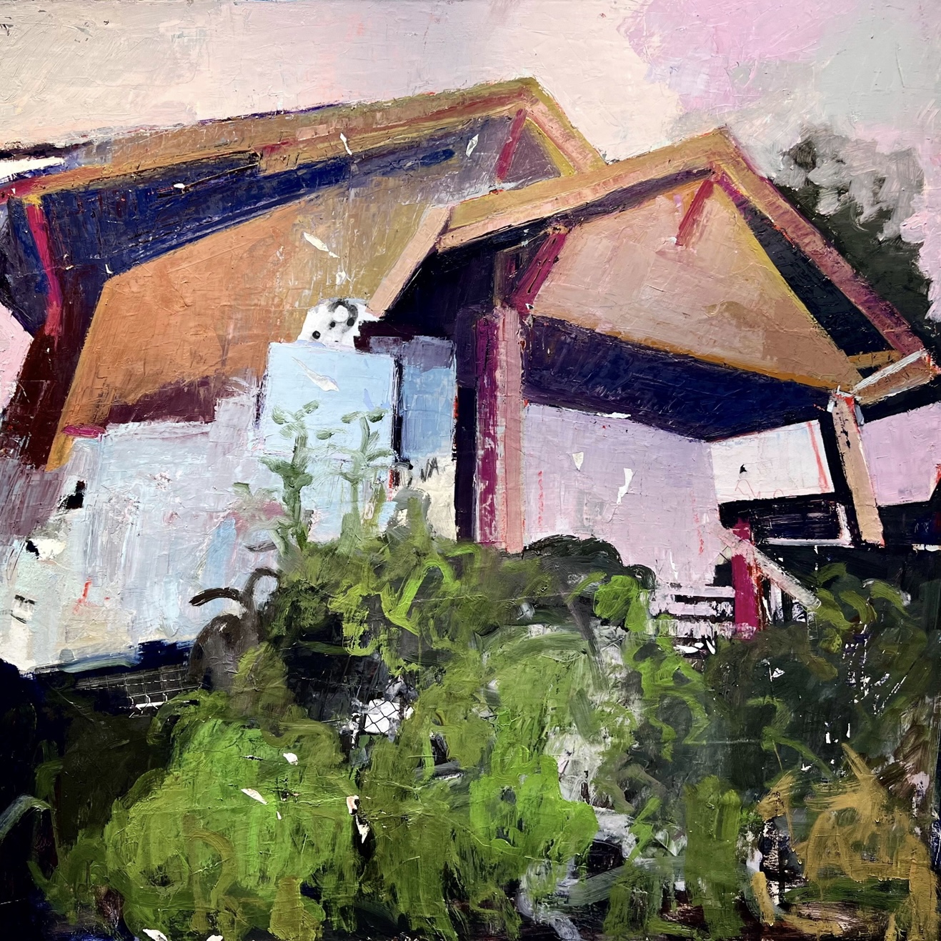 Daphne Minkoff "Façade of Stability: view 1" AMcE Creative Arts