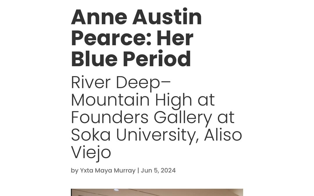 Artillery Magazine chats with Anne Austin Pearce about her exhibition at SOKA University, CA