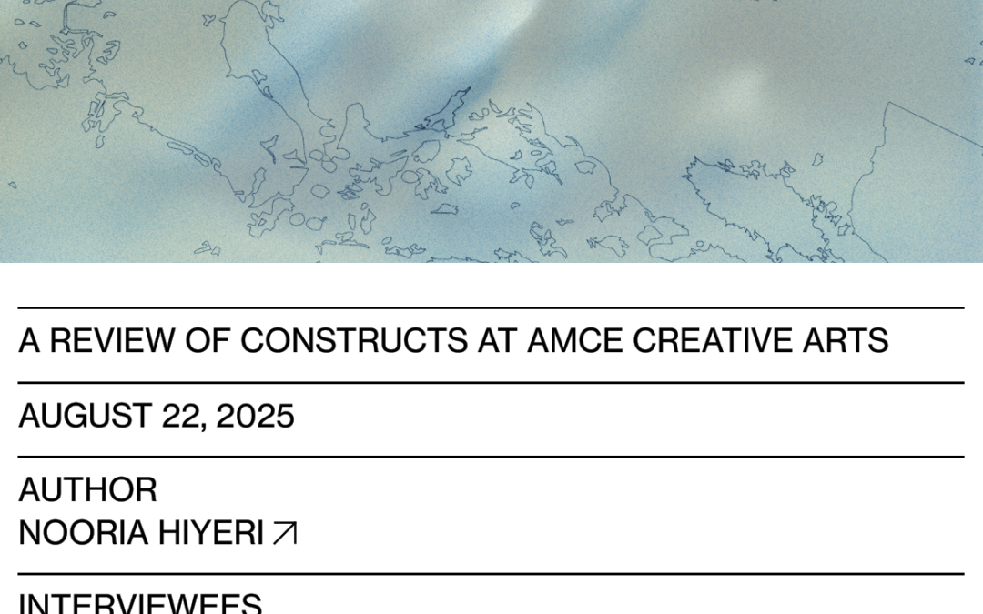 “Constructs” reviewed in ARCADE 8/22/25